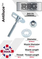 Antiluce™ Fasteners, Z/P Drop Lock Horsebox, Trailer, Pickup Tailgate Anti-Luce