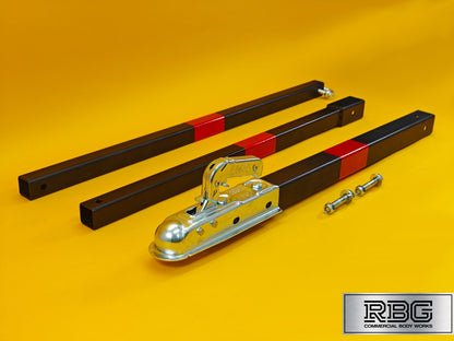 Vehicle Recovery Tow Pole 3.5Ton With Red Reflector 2.6m 3500kg 3pc Car Van UK