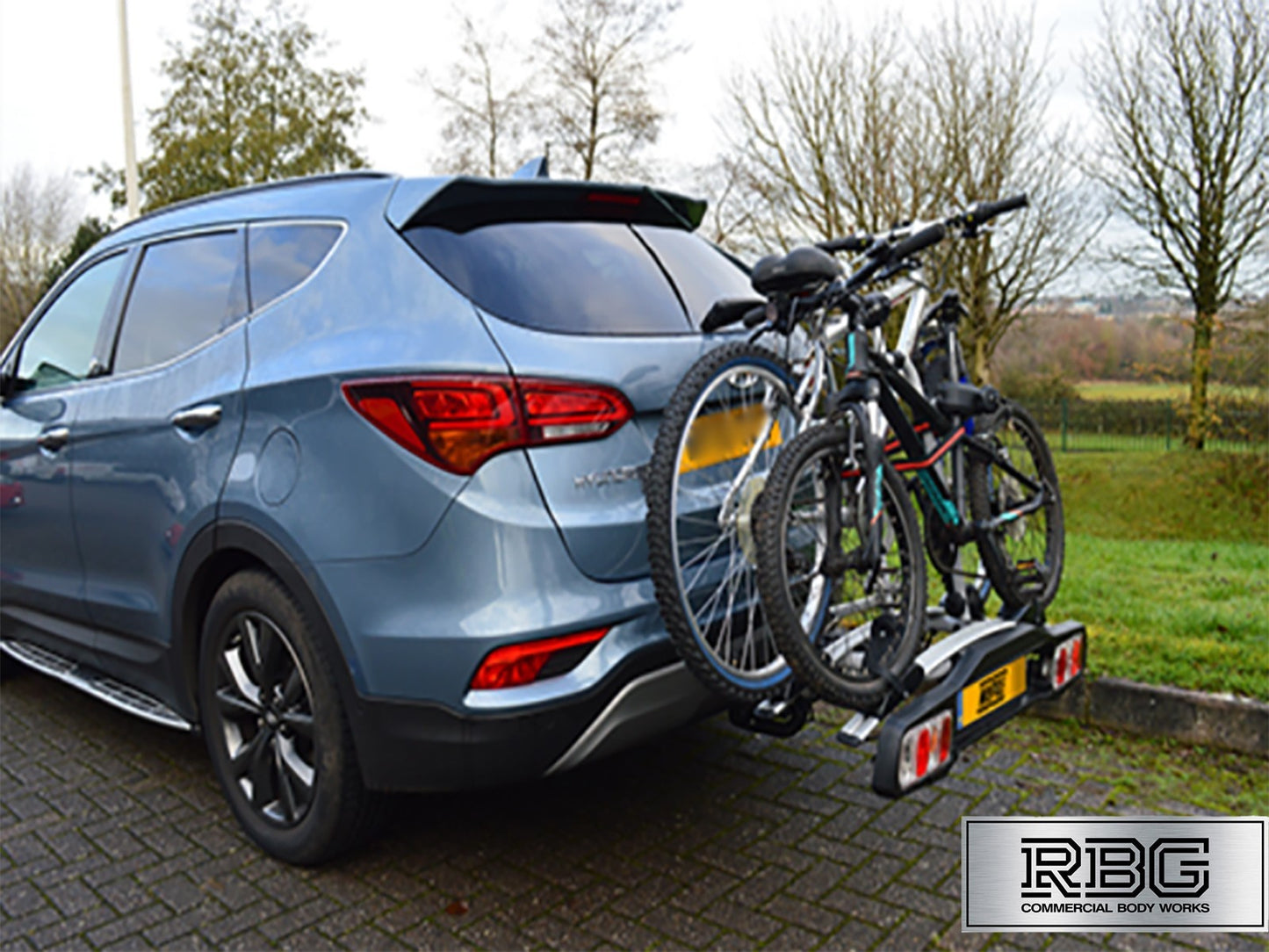 Cycle Carrier 2 Bike Towball Mounted 30kg Car Rear Tow Bar Ball Tilting Rack UK