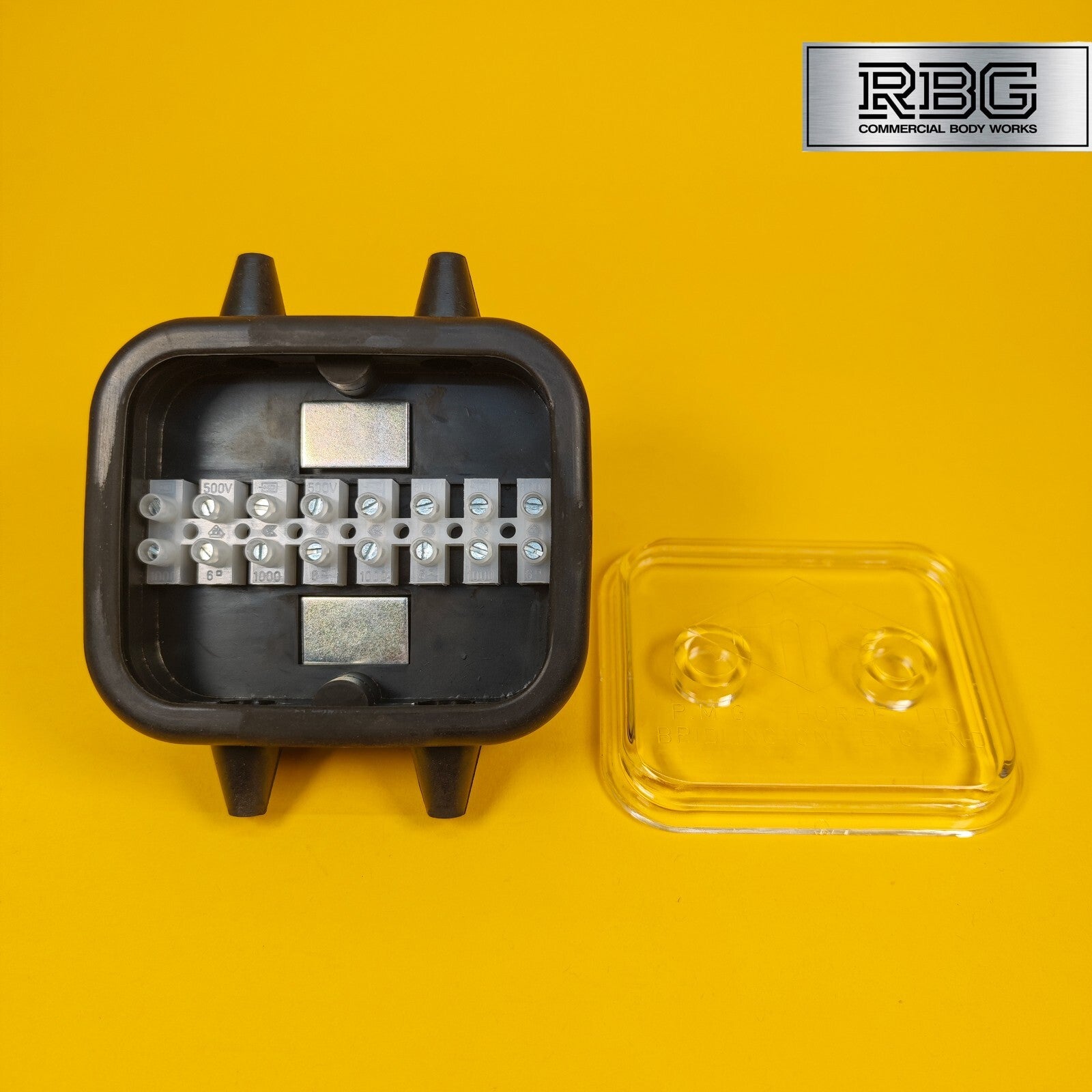 8 Way Junction Box Waterproof Rubber Block Britax for Towing Trailer Caravan UK