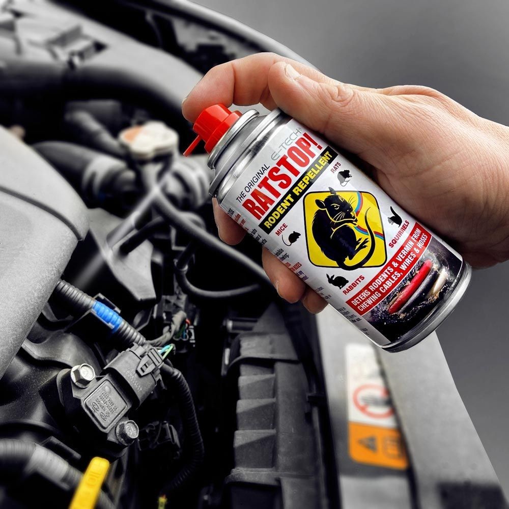 RATSTOP Rodent Vermin Deterrent Spray 150ml for Rat Rabbit Mice Squirrel E-TECH