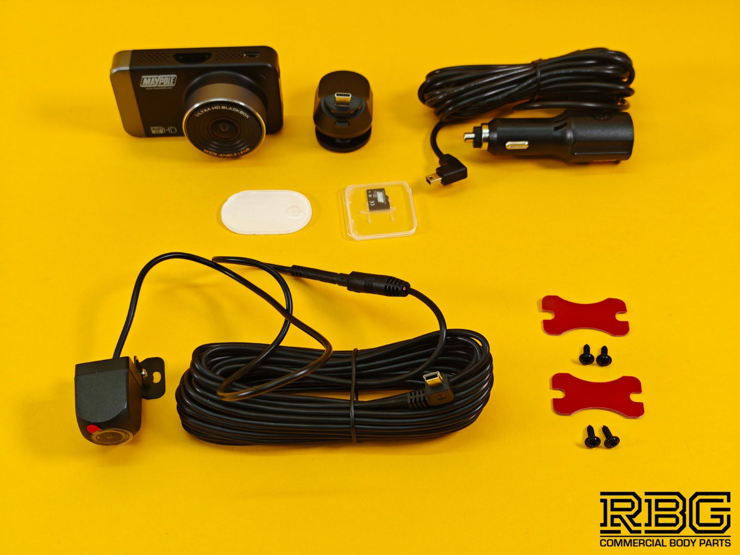 Smart Dashcam True 4K Ultra HD + Rear Camera SET Front & Rear Video Recorder UK