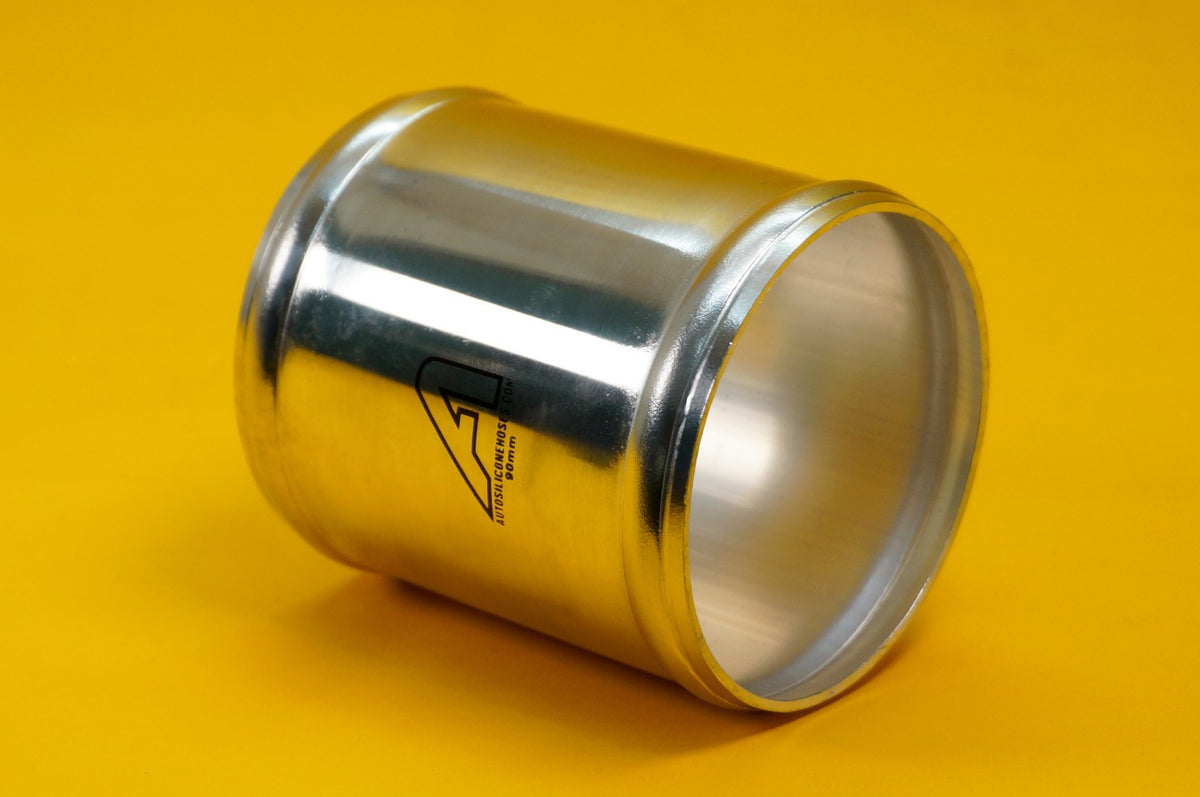 Alloy Hose Joiners 100mm Straight Swaged Connector Beaded Pipe - VARIOUS SIZES