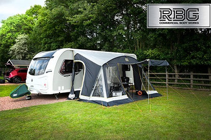 Stoneleigh Poled Porch Awning 390cm for Caravan & Motorhome Water Resistant UK