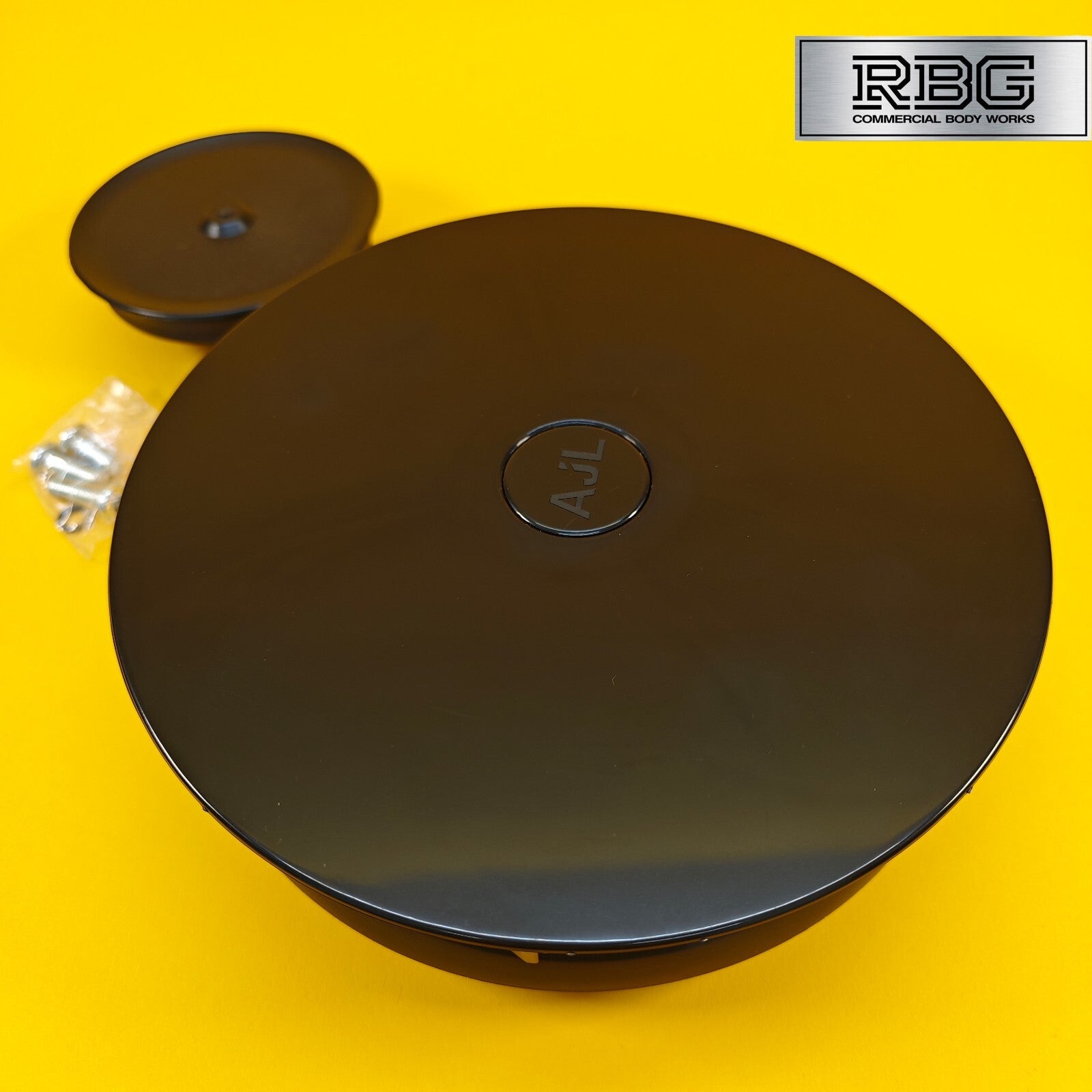 Centaflow™ Wind Driven Vent Black Horsebox Small Low Profile Rotary Van Roof Air