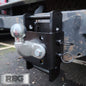 Adjustable Tow Hitch Drop Plate set & 50mm Tow Ball Maypole Trucks Tractors 4x4