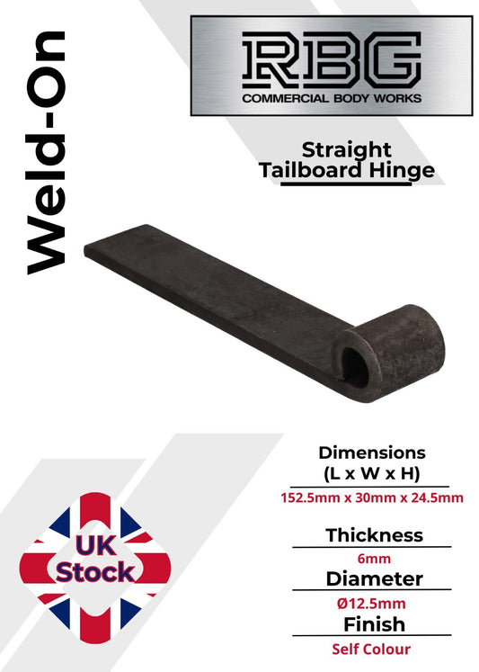 Trailer Straight Hinge Weld on Self Colour Tailgate Truck Tipper Trailer Drop