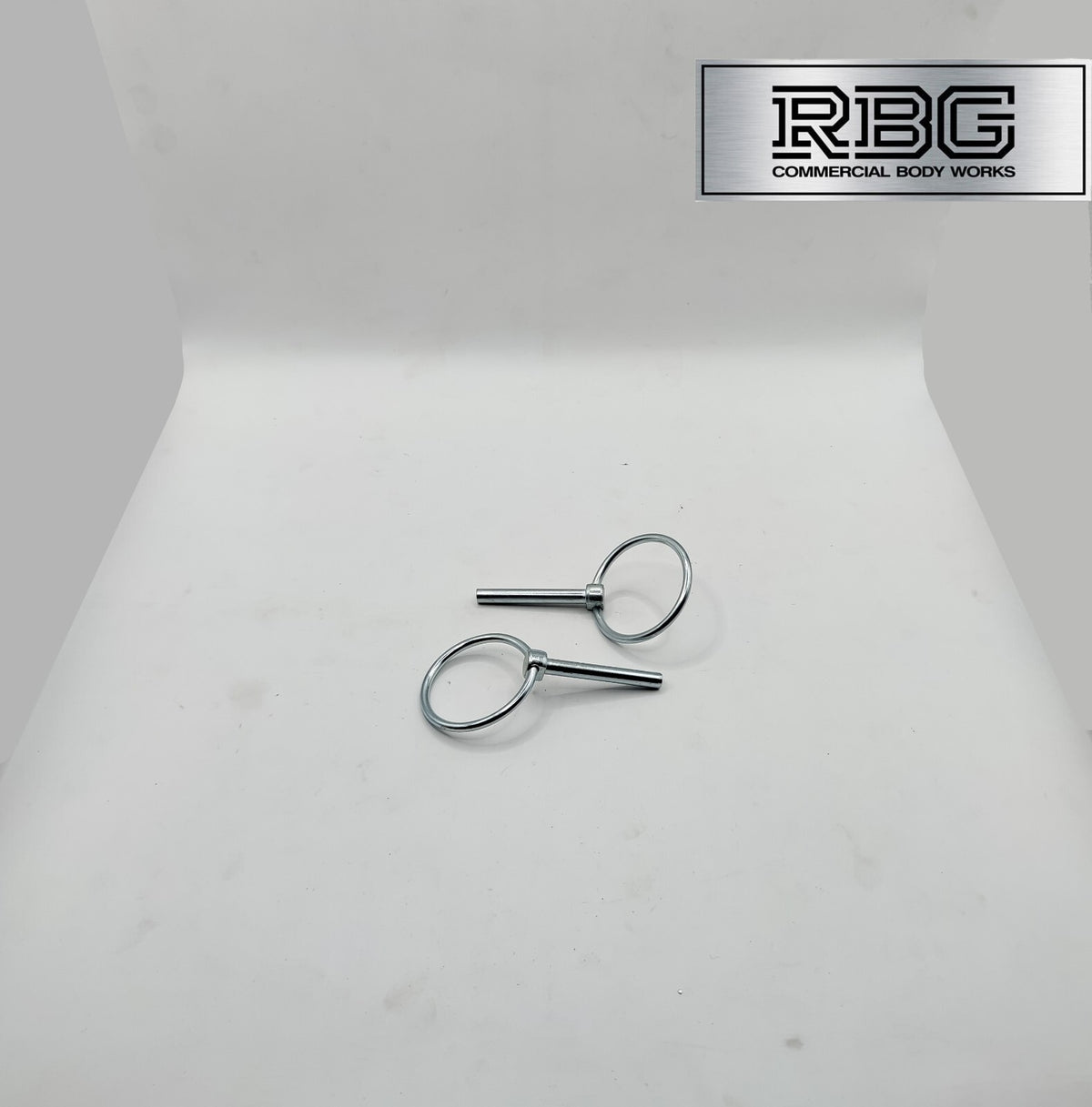 2x Lynch Pins Ø6 x 45mm Zinc Plated Steel Linch Pins Trailer, Tractor, Truck
