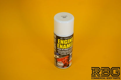 SILVER Engine Enamel Spray Coating 400ml E-TECH Heat Resistant Paint Car Vehicle