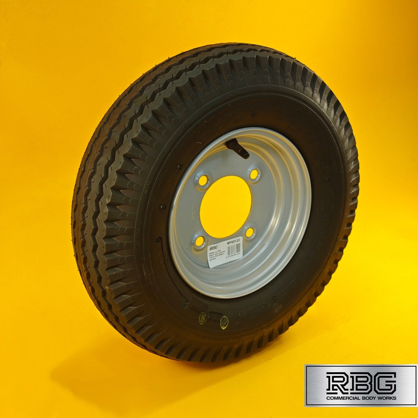 Wheel & Tyre 4.80x8 4.00x8 400x8 for Maypole MP6812 Erde 121, Erde 122 Trailers