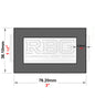 ALUMINIUM RECTANGULAR BOX SECTIONS Inch & Metric Various Sizes Free UK Delivery