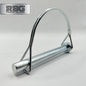 D Lock Pin - 11X100MM Wire Shaft Clip Lynch Linch Trailer Tractor Taw Locking