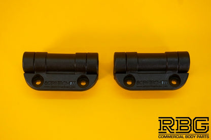 Adjustable Tension Door Hinges PAIR Self Closing Garden Fence Gate Hinges 8 Mode