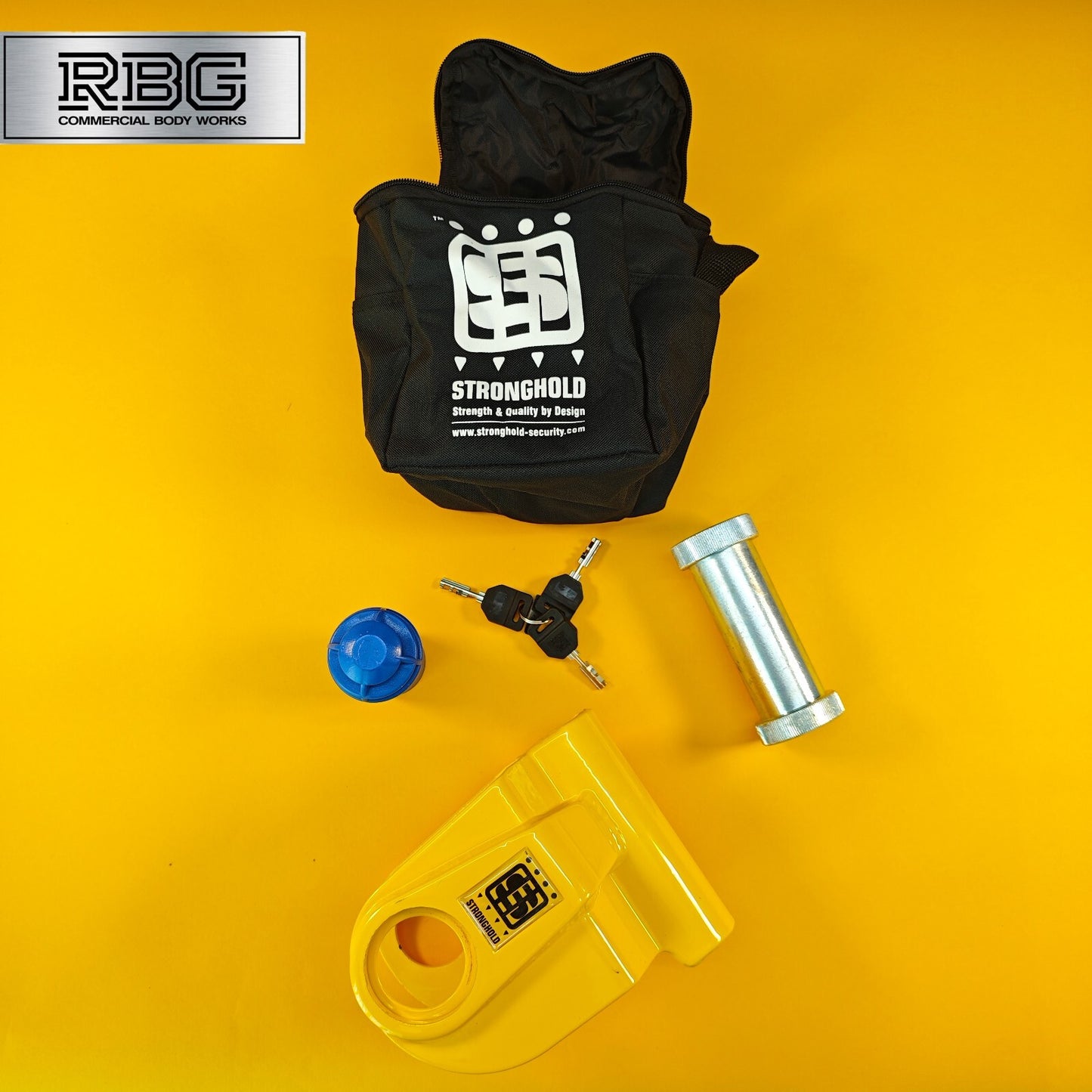 Stronghold High Security Hitchlock for ALKO Hitches Fits Ifor Williams Trailer