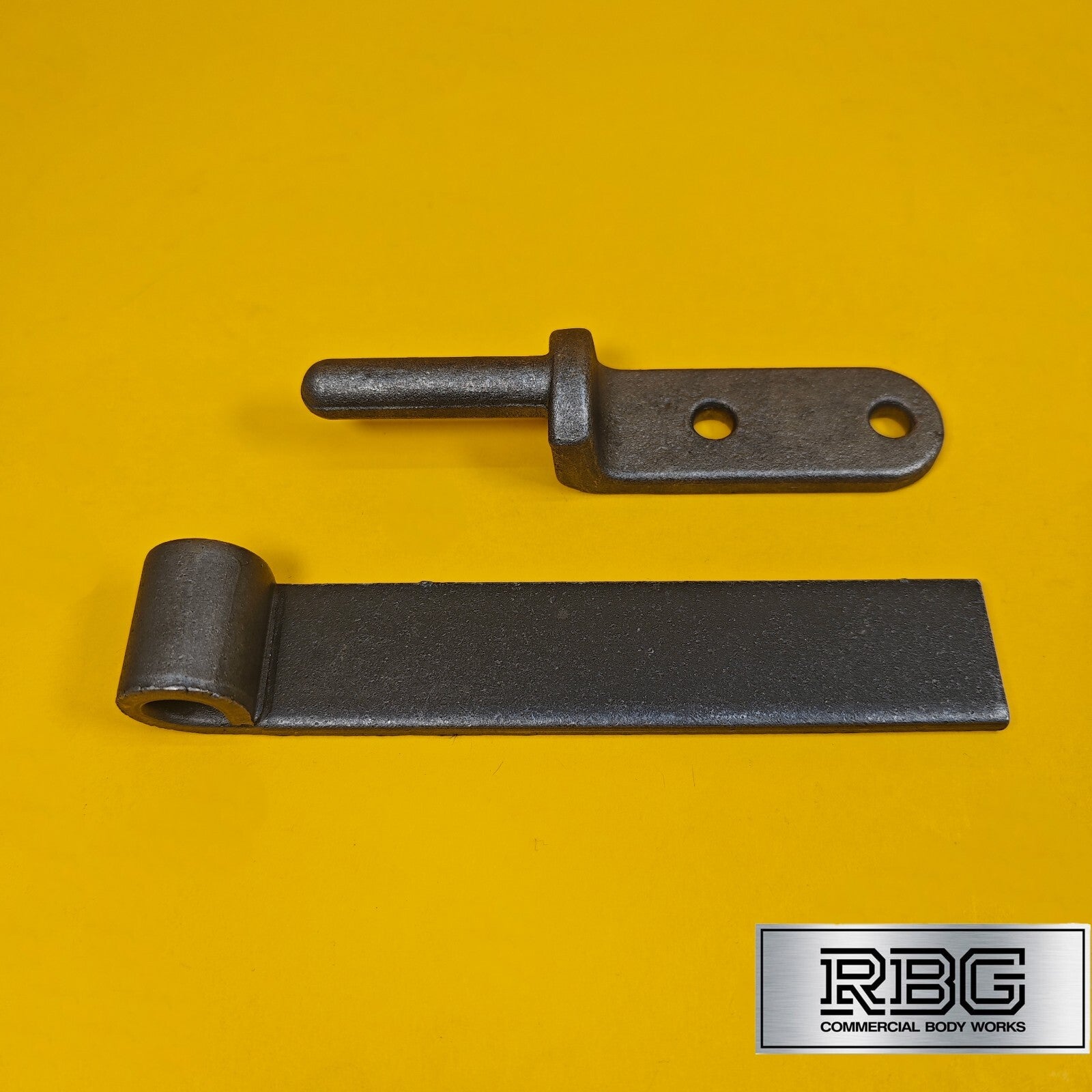 Straight Hinge & Gudgeon Pin Set Steel Trailer Truck Tipper Tailgate Dropside