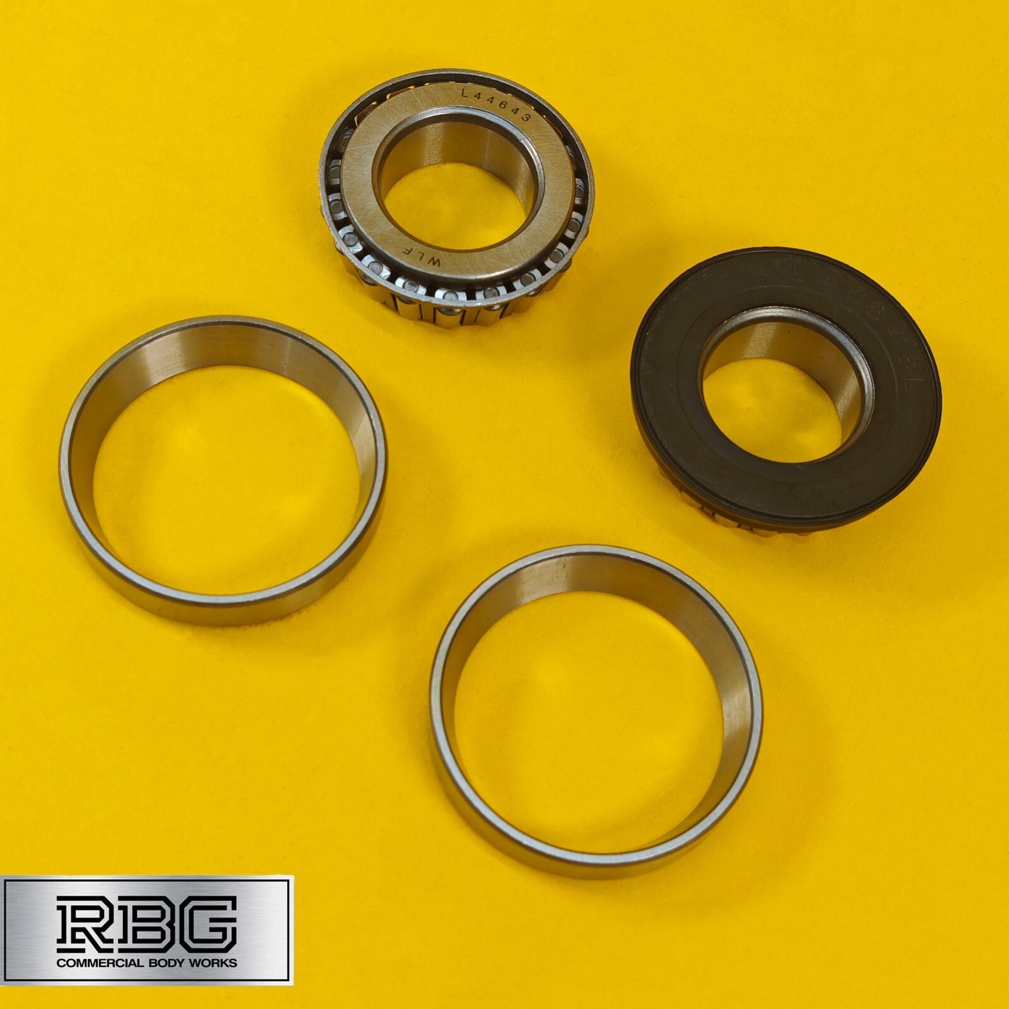 Trailer Wheel Bearing Kit 44643 & 44643L Sealed to Fit 1" 25.4mm Stub Axles UK