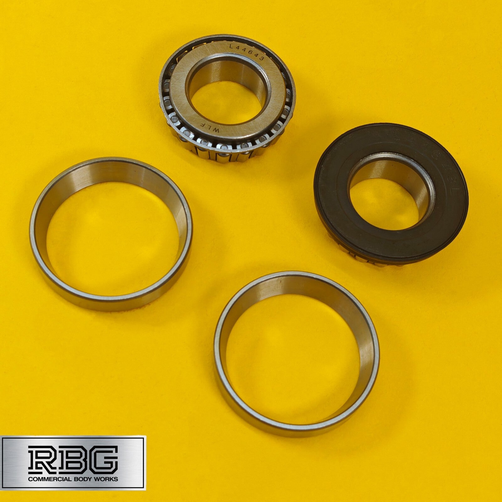 Trailer Wheel Bearing Kit 44643 & 44643L Sealed to Fit 1" 25.4mm Stub Axles UK