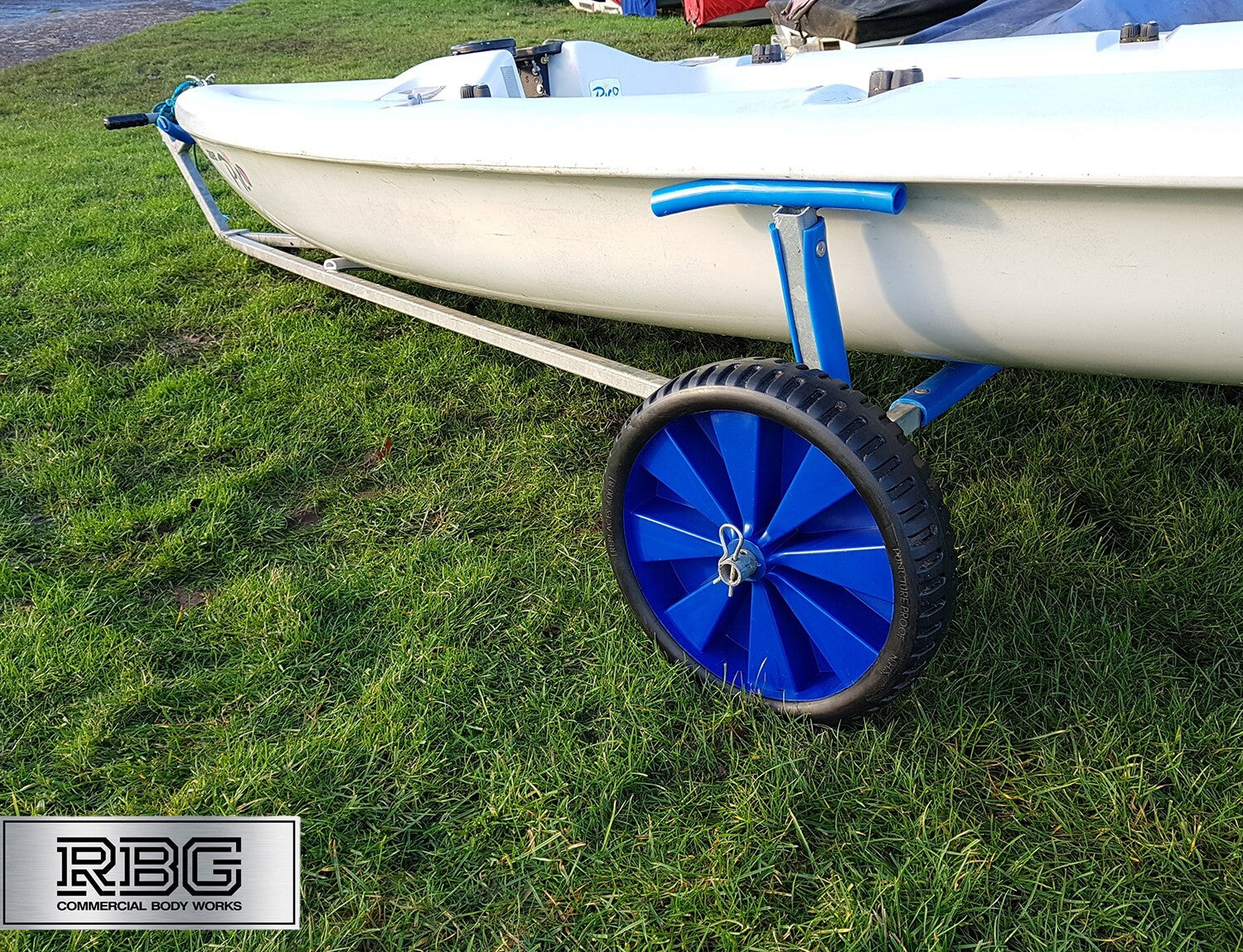 Launch Trolley Wheel 14.5″ 370mm Flat Free Boat Trailers Dinghy Puncture Proof