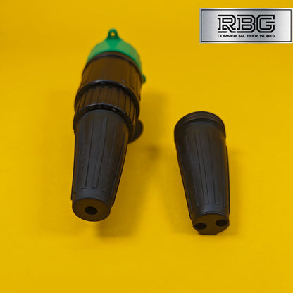 13 Pin Towing Plug + Cap + Receiver Multiplier Trailer Caravan 12V Plastic Tow