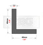 ALUMINIUM ANGLE Equal & Unequal Angles All Sizes & Thickness Free UK Delivery