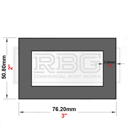 ALUMINIUM RECTANGULAR BOX SECTIONS Inch & Metric Various Sizes Free UK Delivery
