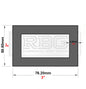 ALUMINIUM RECTANGULAR BOX SECTIONS Inch & Metric Various Sizes Free UK Delivery