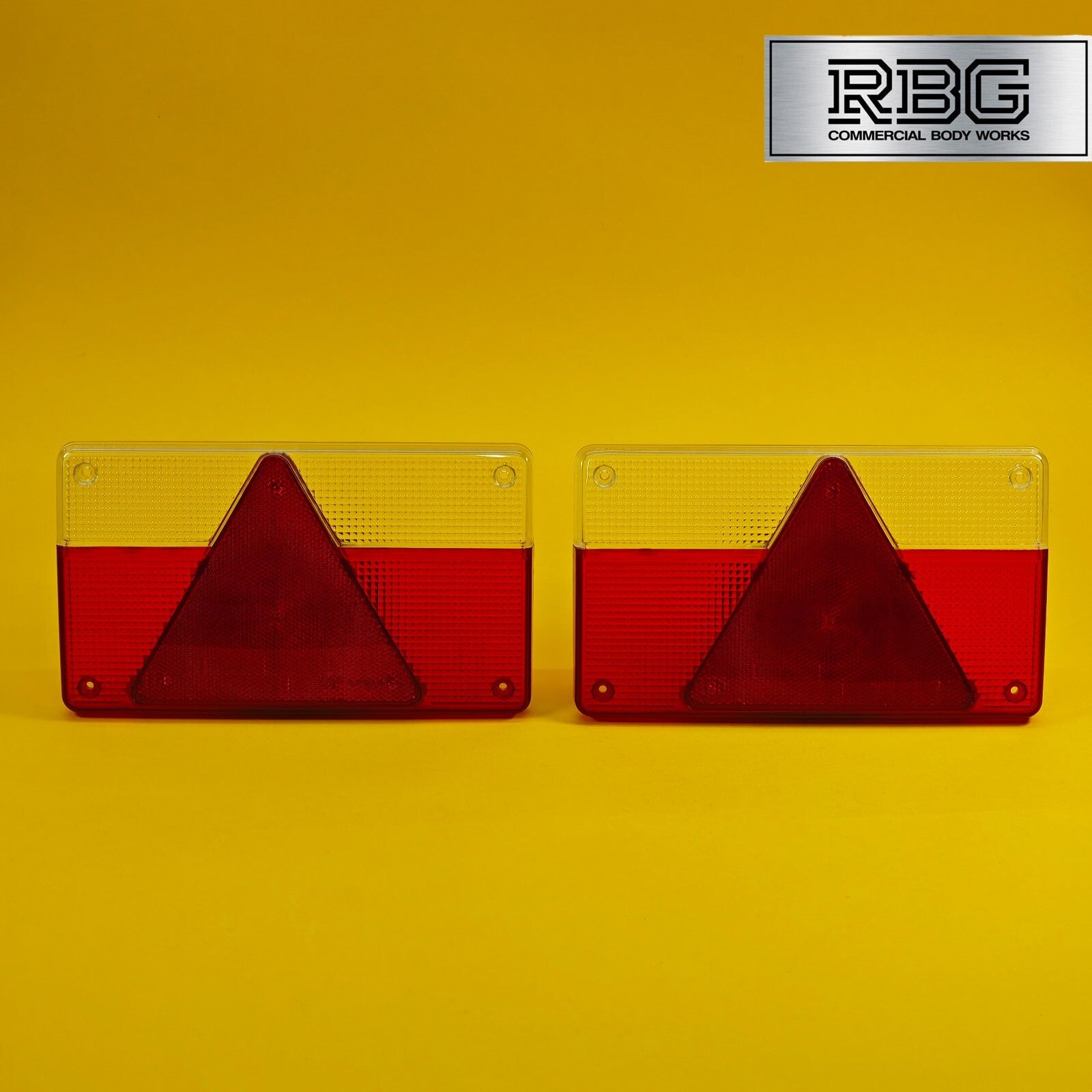 Replacement Lens Rear Light PAIR for AJBA FP80 To Fit Erde Daxara Trailer Italy