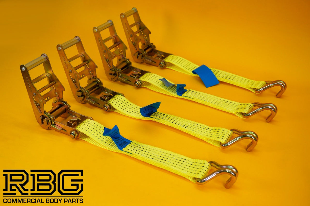 Winching Assistance Strap + 4x Over Wheel Ratchet Strap 5t + Axle Recovery Strap