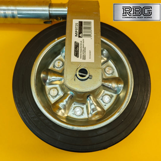 48mm Jockey Wheel Serrated Heavy Duty 750kg Trailer Ifor Williams 670-940mm