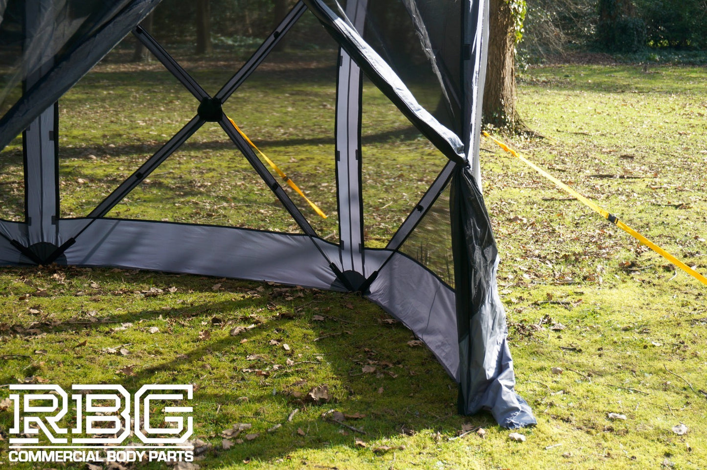 Screen House Gazebo Pop Up 6 Sided Mosquito Netting H230cm, W360cm Large Shelter