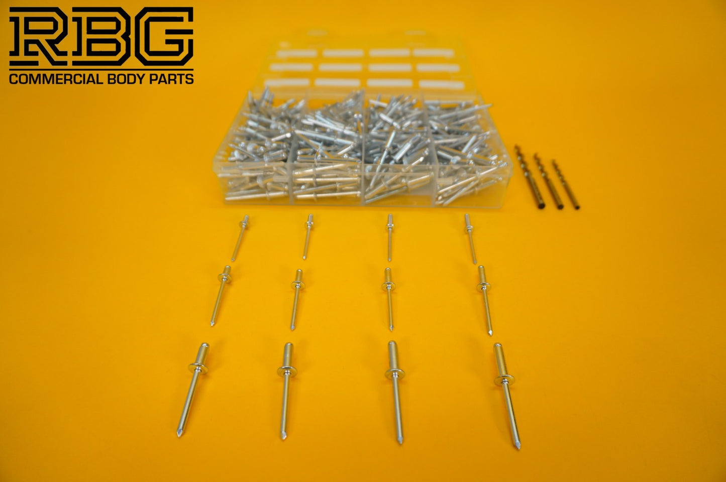 Blind Pop Rivets Assorted Aluminium Head/Shank 12 Sizes + FREE DORMER DRILL BITS