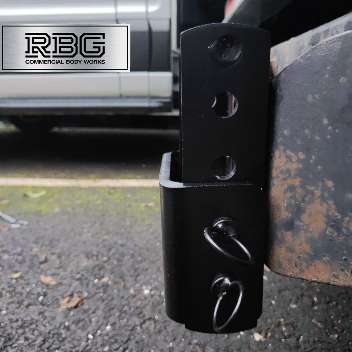 Towbar Slider Drop Plate Height Adjustable Coupling for Flange 3500kg by Maypole