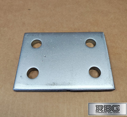 2" Drop Plate 4 Holes for Tow Ball M16 Steel Tow Bar Adjustable Silver 3 inch UK