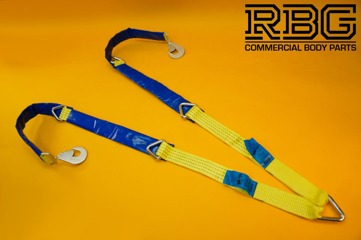 Winching Assistance Strap + 4x Over Wheel Ratchet Strap 5t + Axle Recovery Strap