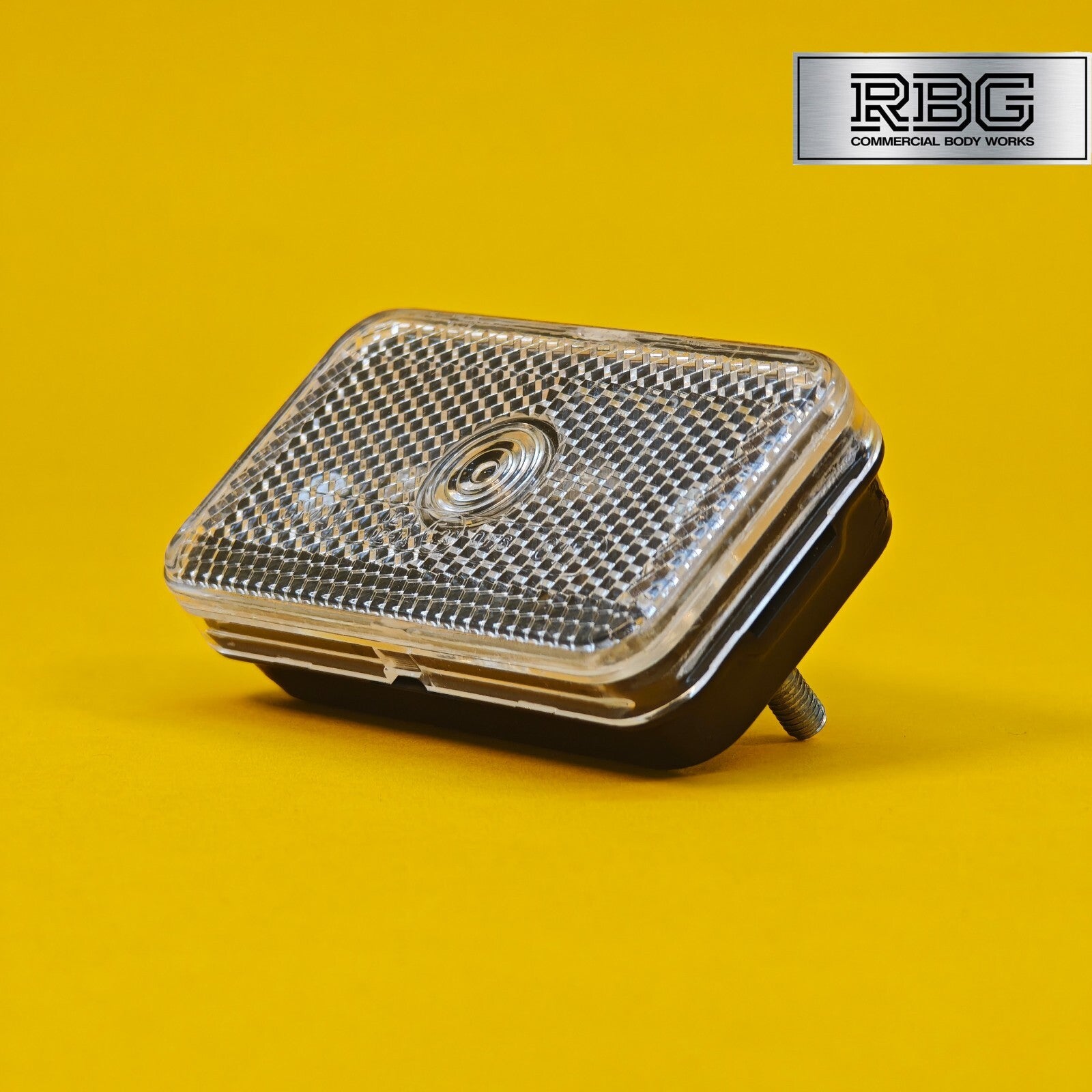 Front Marker Lamp Clear Slimline Light Bulb for Trailer Caravan Reflector 12V