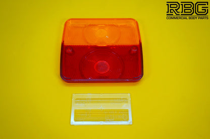 Replacement Lens for Square Combination Light Radex 3002 / MP17 Lamp Trailer