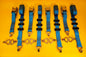 Ratchet Strap Tie Down Recovery 5ton Over Wheel High-Vis Blue + Grips SET 4Pcs