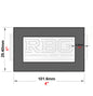 ALUMINIUM RECTANGULAR & SQUARE BOX SECTION VARIOUS SIZES In METRIC & INCH UK