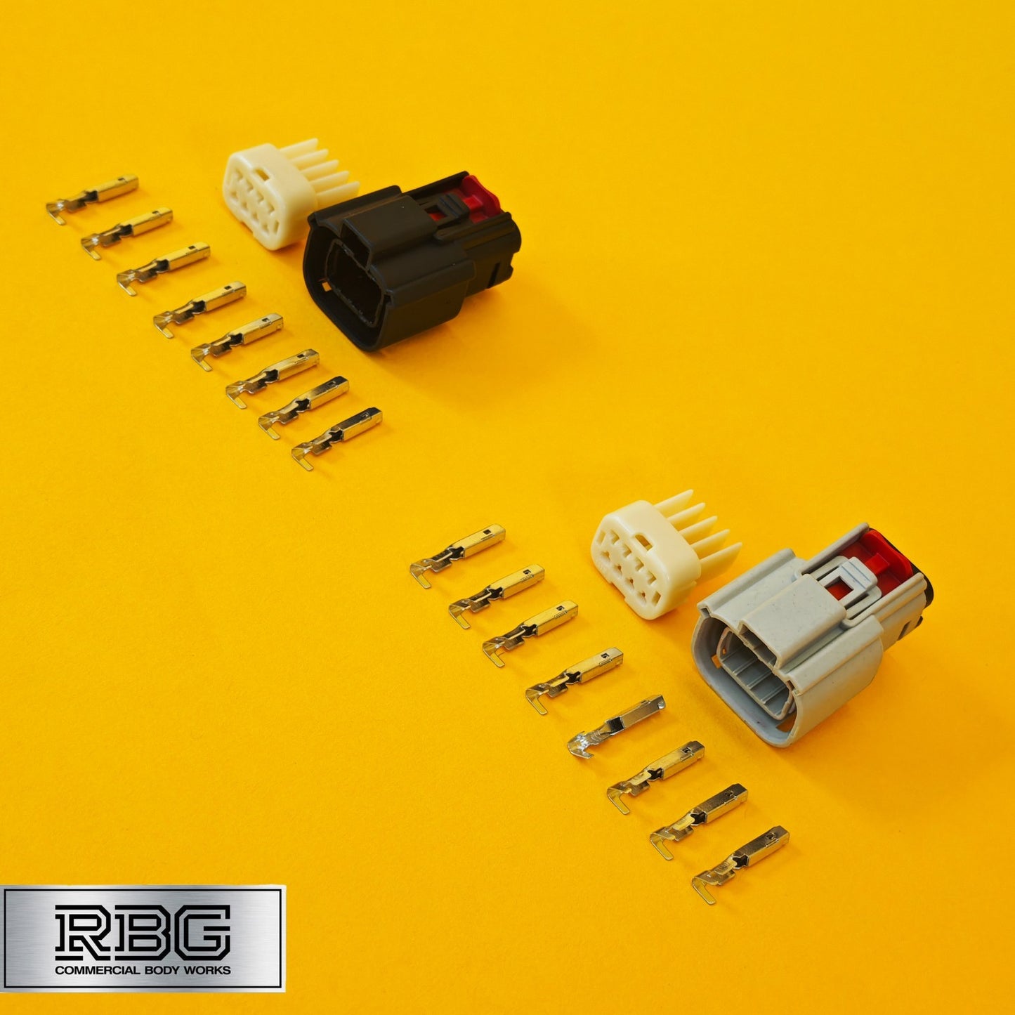 Ford Transit MK8 Wiring Loom Plugs Black & Grey Tail Light Lamp Tipper Recovery