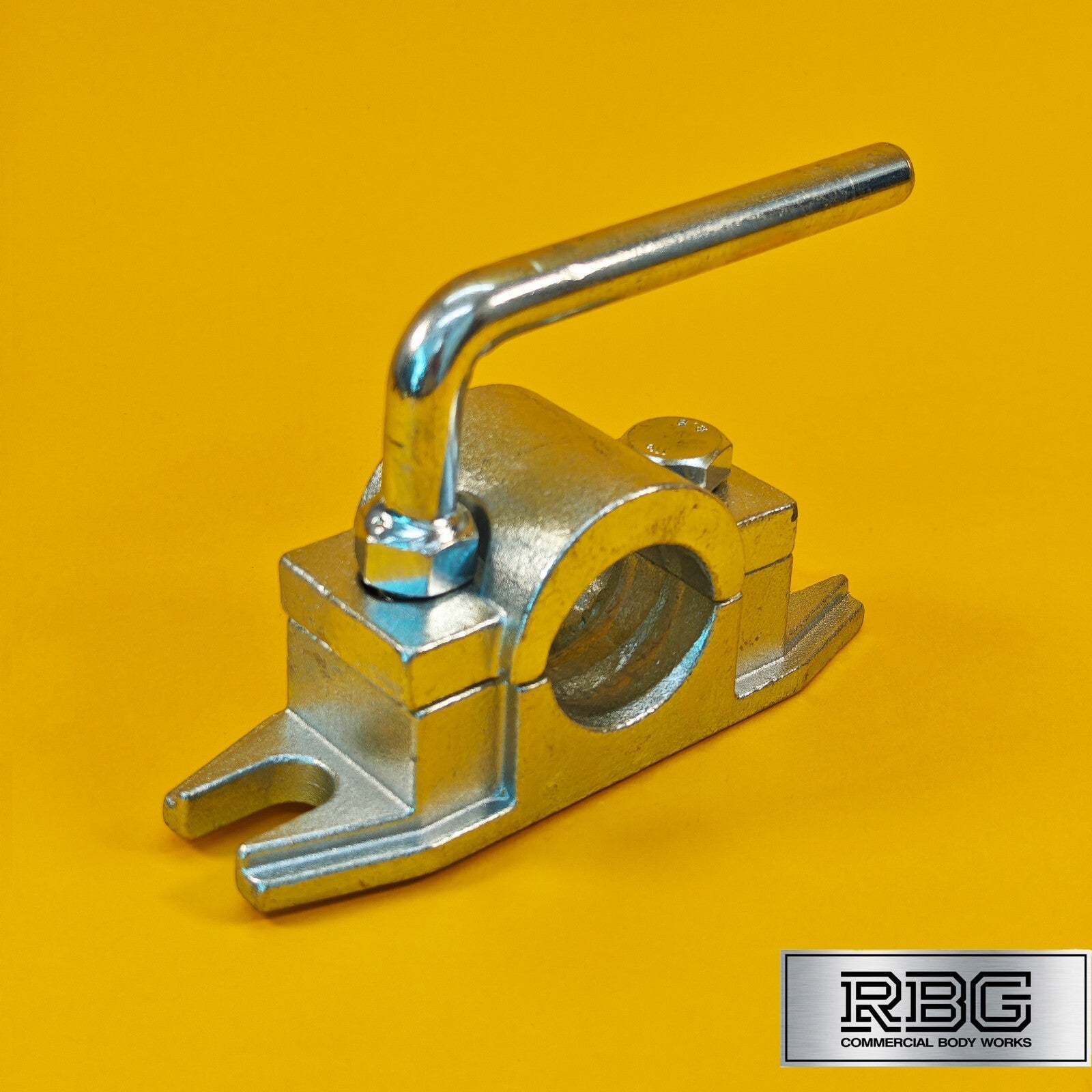 Jockey Wheel Clamp 48mm For Trailer Prop Stand Serrated Heavy Duty Zinc Plated