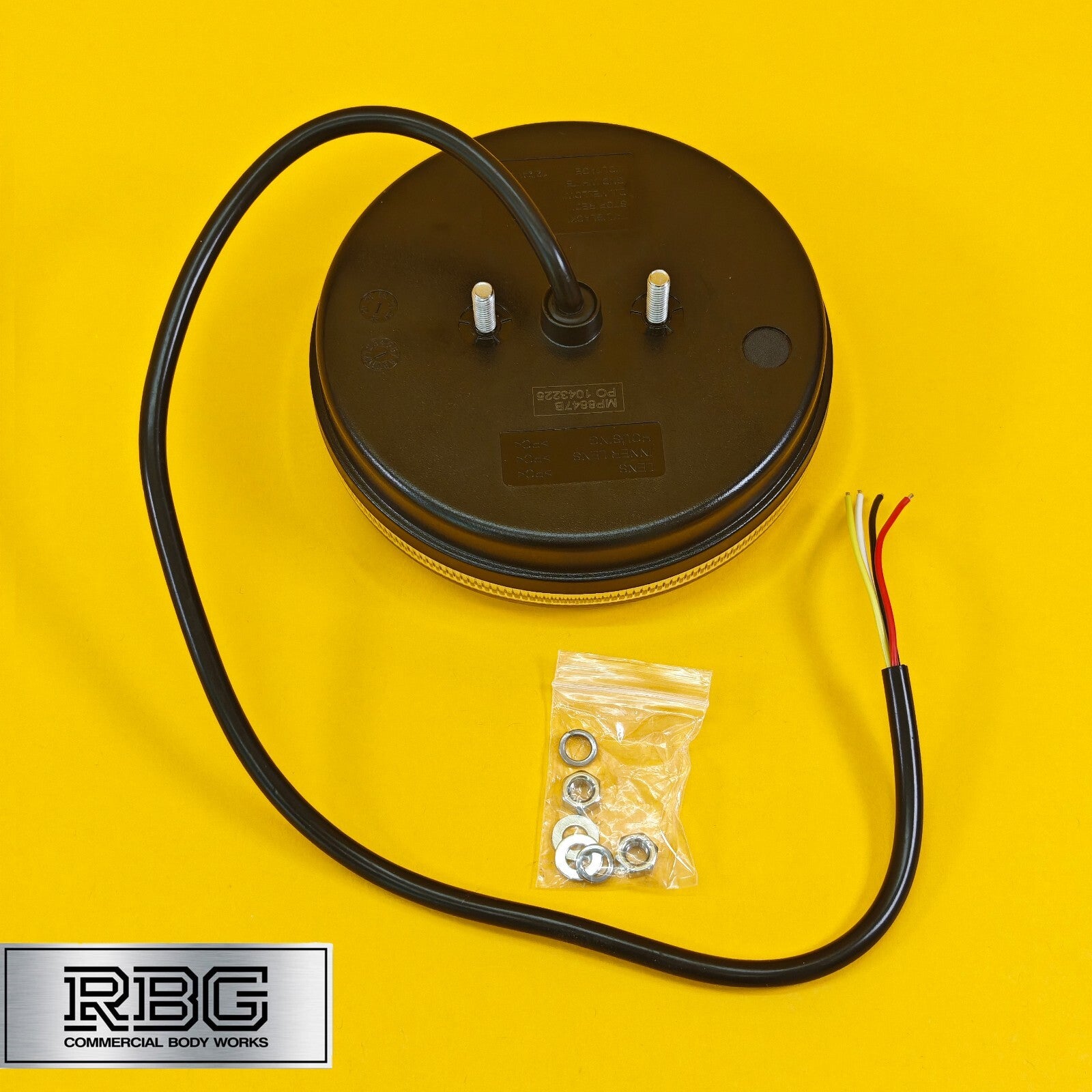 LED Combination Burger Light Round GLO 10/30V Trailer Caravan Truck Tail Light