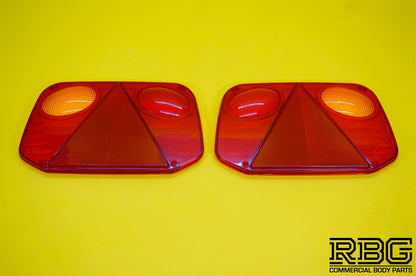 Replacement Lens Light PAIR LEFT & RIGHT for Radex 2800 Rear Combination Lamp