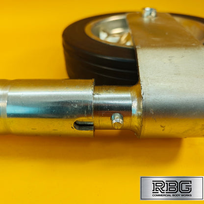 48mm Jockey Wheel Serrated Heavy Duty 750kg Trailer Ifor Williams 670-940mm