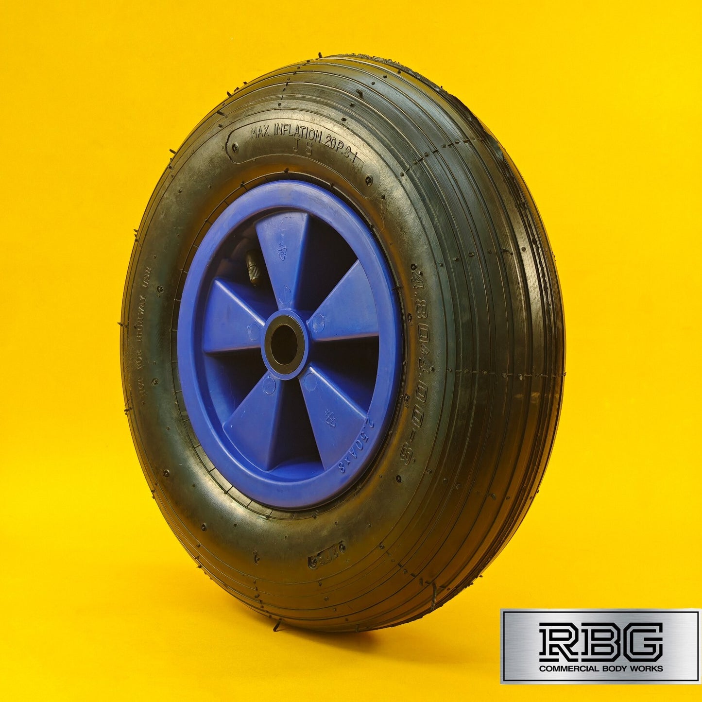 Launch Trolley Wheel 15″ 385mm Pneumatic for Trolleys, Boat Trailers Dinghy UK