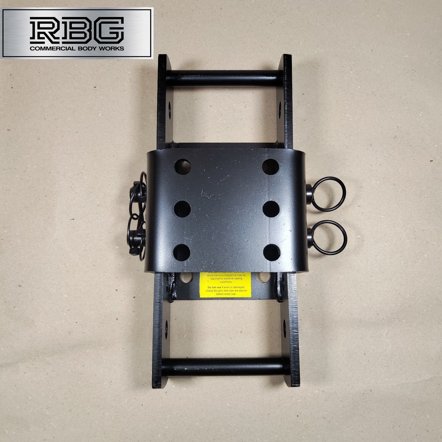 Towbar Slider Drop Plate Height Adjustable Coupling for Flange L 3500kg  Maypole