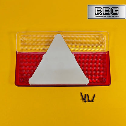 Replacement Lens Rear Light RIGHT for AJBA FP80 To Fit Erde Daxara Trailer Italy