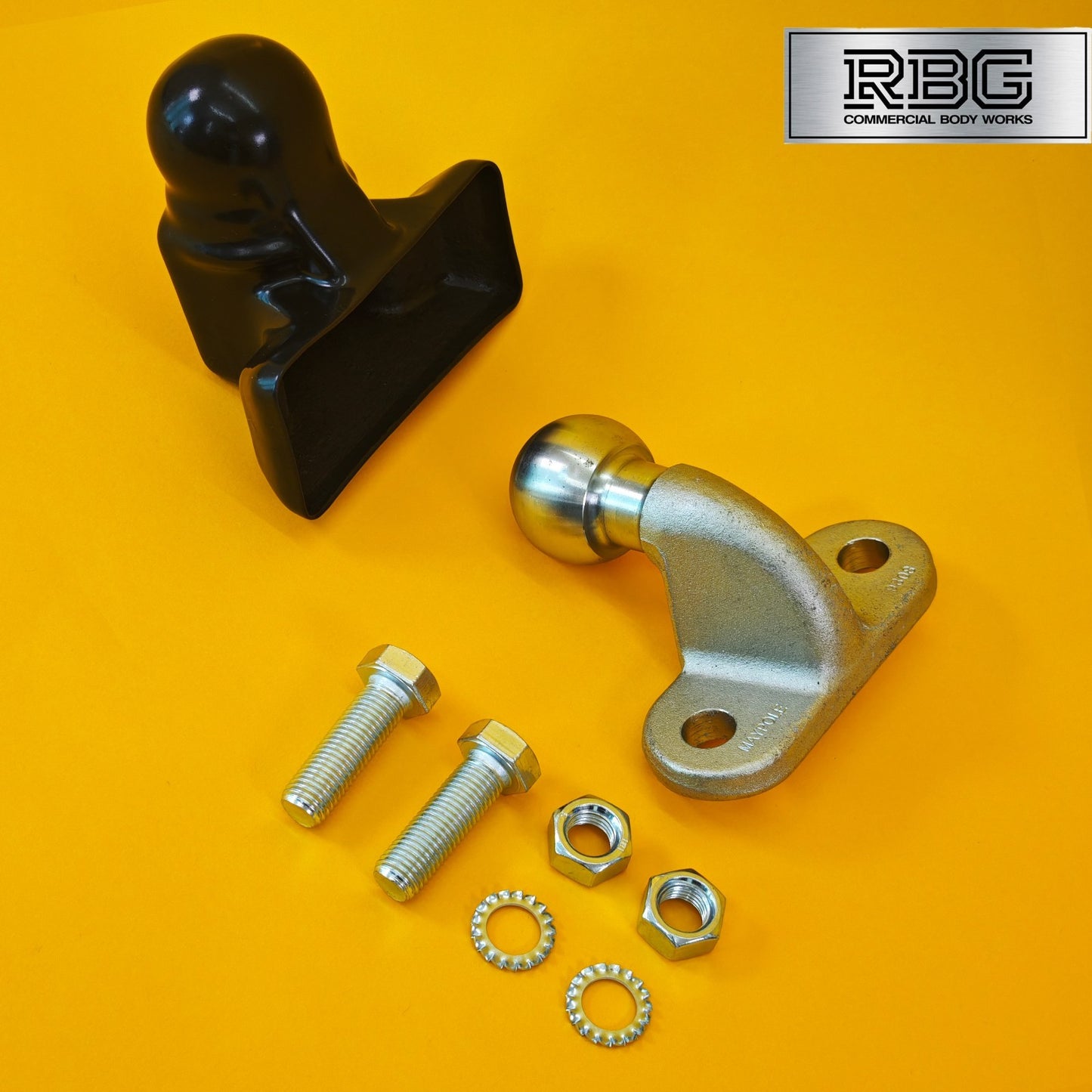 Tow Ball + Cover PVC 50mm Tow Hitch Silver Heavy Duty Standard E Approved UK