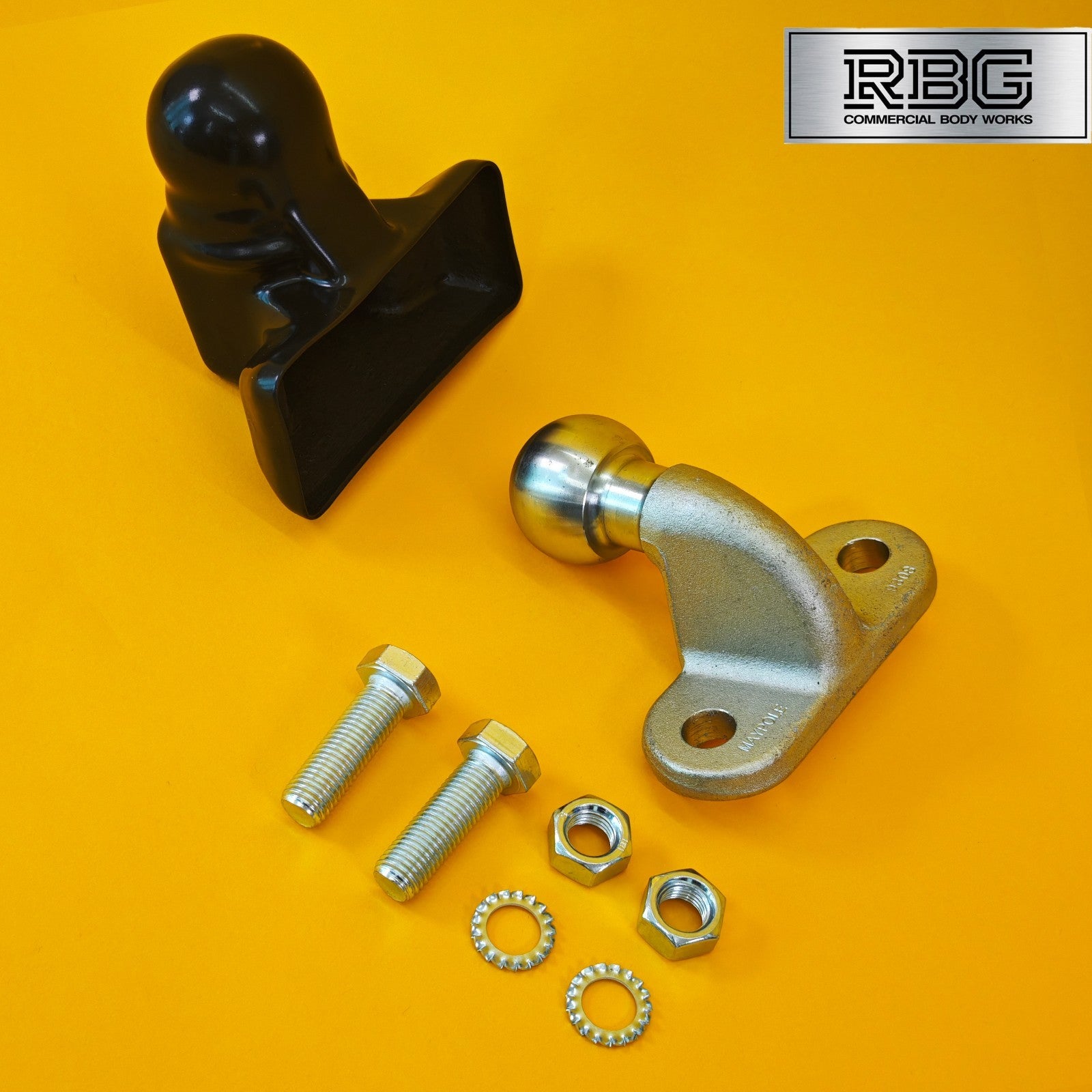 Tow Ball + Cover PVC 50mm Tow Hitch Silver Heavy Duty Standard E Approved UK
