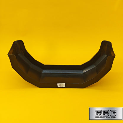 8 Inch Plastic Mudguard Single 490mm x 140mm for Trailer 8″ Wheels Black UK