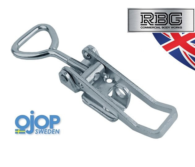 Over Centre Fastener OJOP  + Catch Plate LARGE, LOCKING Trailer Truck Caravan
